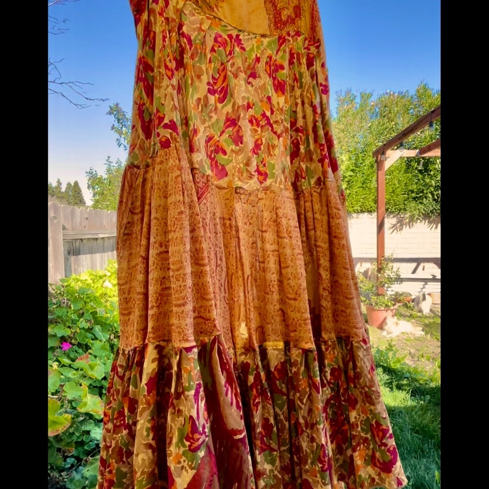 Beautiful silk wrap skirt